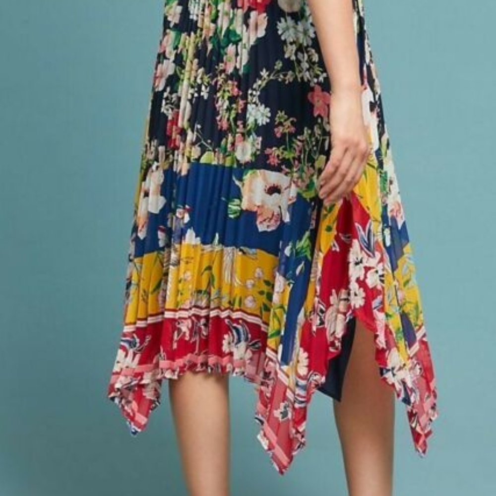 Leora Pleated Floral Skirt by One September